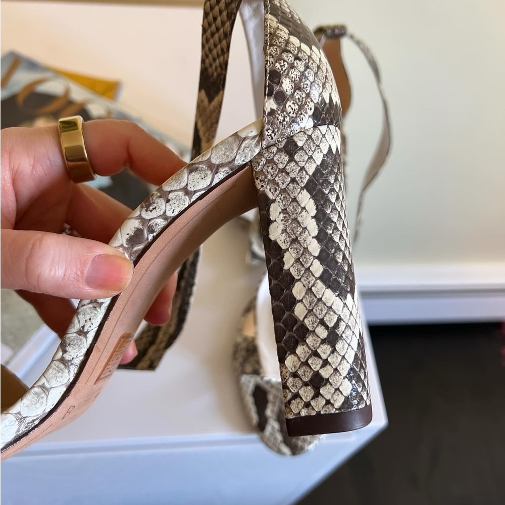 Alexandre Birman Python Clarita Sandals - image 4